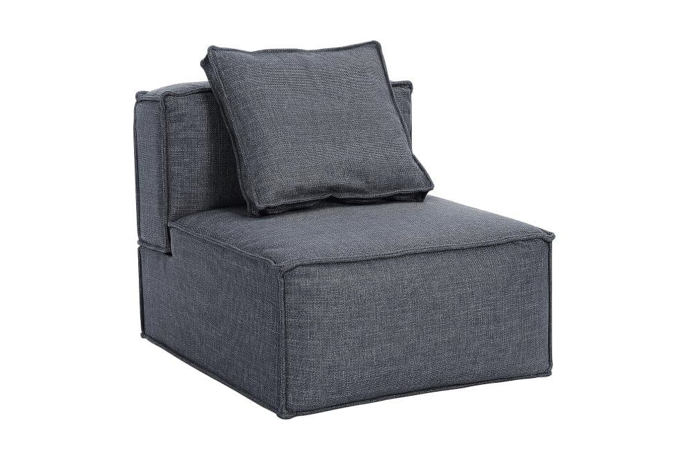 PASTIDA 2-sits Soffa Mörkgrå/Svart