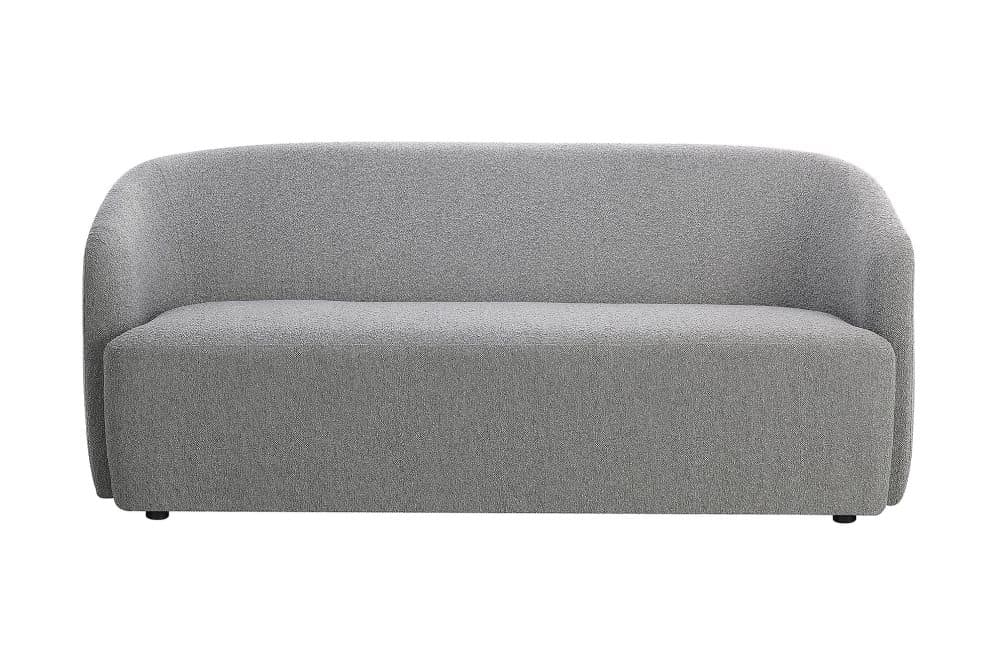 PALEROS 2-sits Soffa Grå/Svart Bouclé