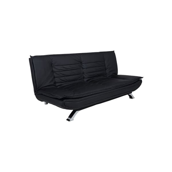 Fanny sovesofa i svart PU kunstskinn.