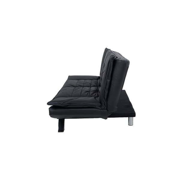 Fanny sovesofa i svart PU kunstskinn.