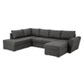 Miniatyrbilde 1 av 8: Stan sovesofa hvile venstre og sjeselong høyre grå.