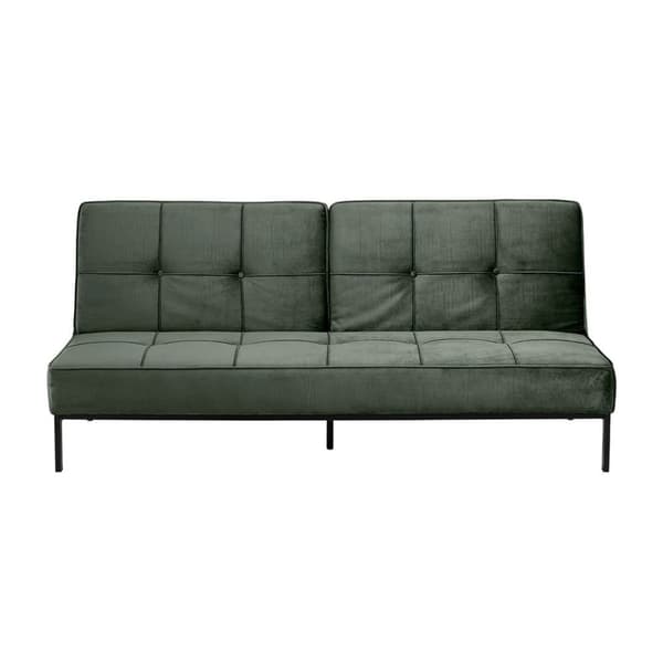 Peyton sovesofa skoggsgrønn, metall svart.
