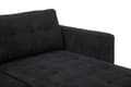 Miniatyrbilde 8 av 10: Marino sofa AB3, sjeselongsofa høyre eller venstresnudd i fløjl svart.