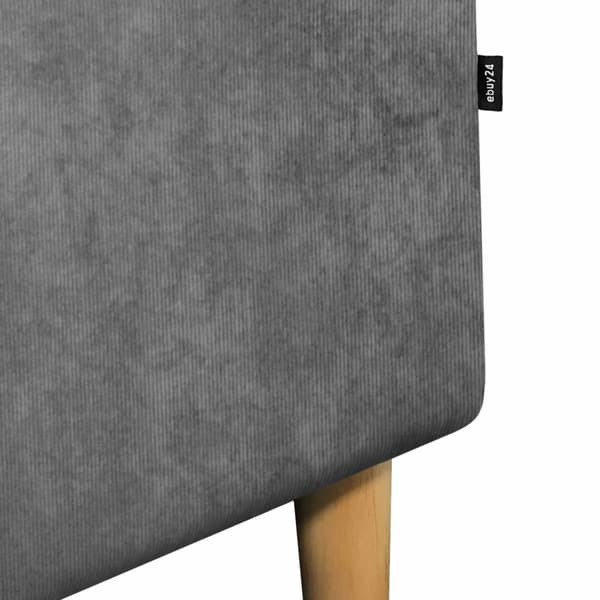 Marino sofa, sjeselongsofa høyre eller venstresnudd i fløjl grå.
