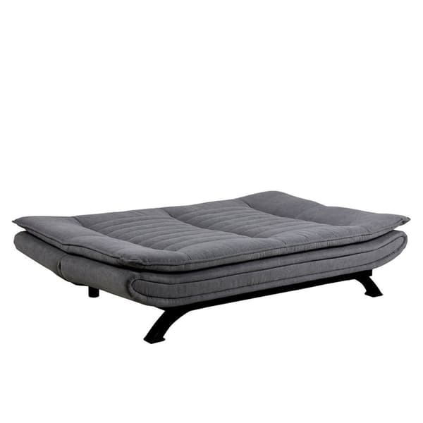 Fanny sovesofa mørk grå, metall svart.