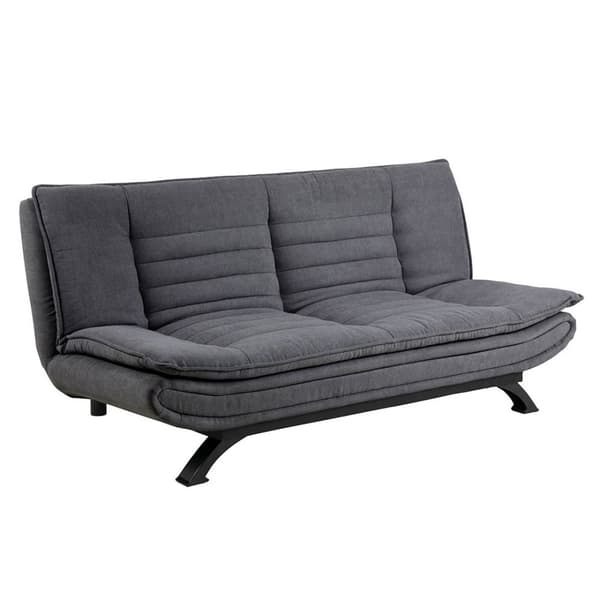 Fanny sovesofa mørk grå, metall svart.