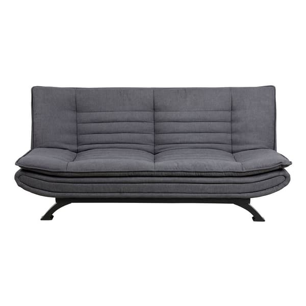 Fanny sovesofa mørk grå, metall svart.