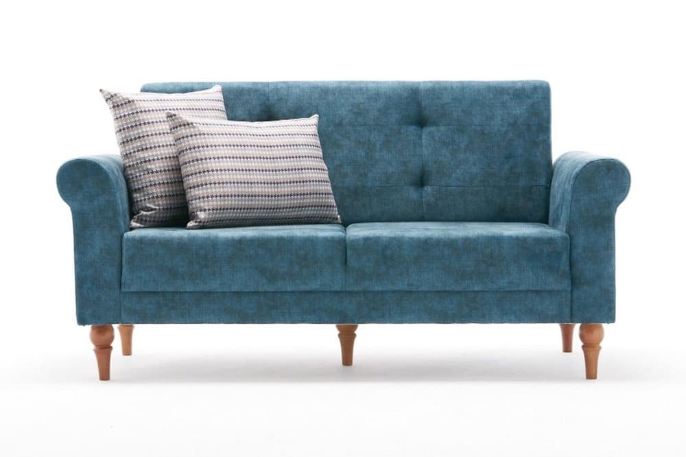 ETHIOPIA Bäddsoffa 2-sits 125x109 Turkos