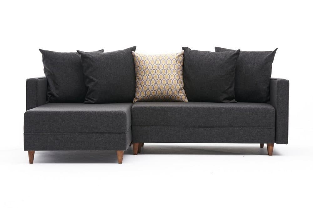 ARRAIDA Bäddsoffa m. Divan 4-sits 192x135 Antracit