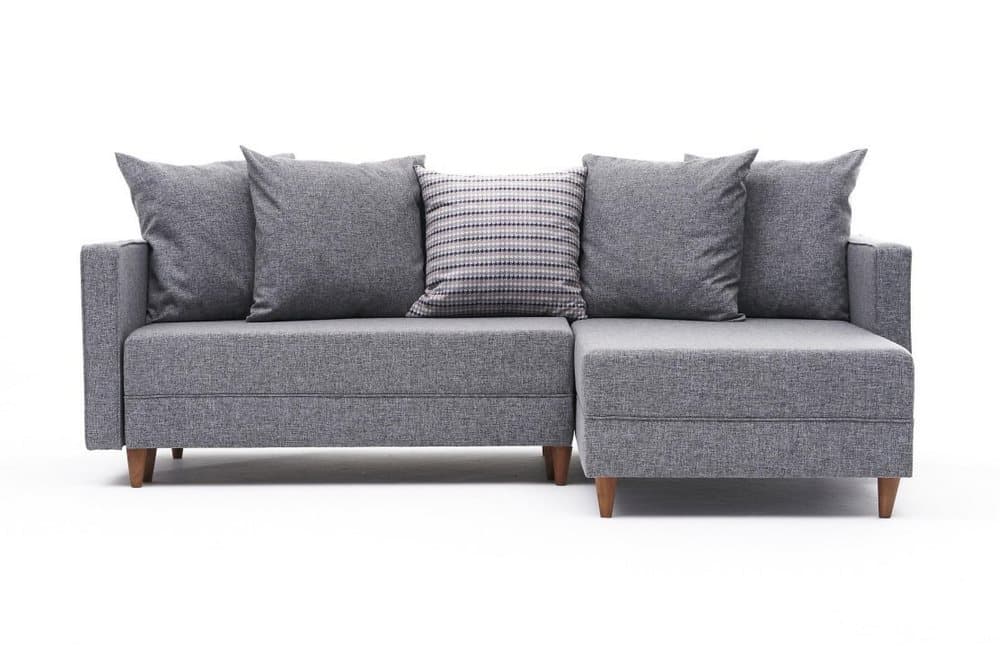 ARRAIDA Bäddsoffa m. Divan 4-sits 192x135 Ljusgrå