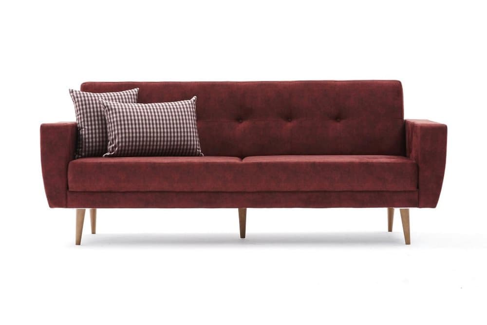 ESTONIA Bäddsoffa 3-sits 194x110 Röd