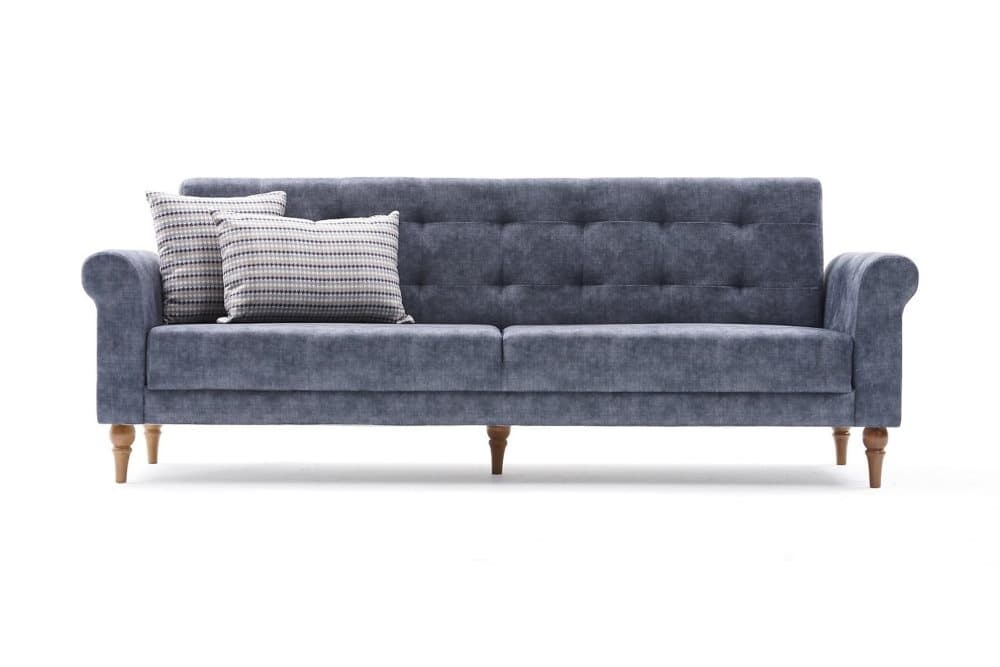 ETHIOPIA Bäddsoffa 3-sits 185x109 Antracit