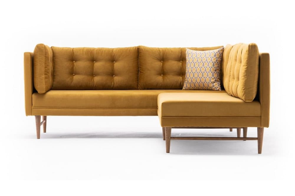 INDONESIA Soffa m. Divan 4-sits Guld