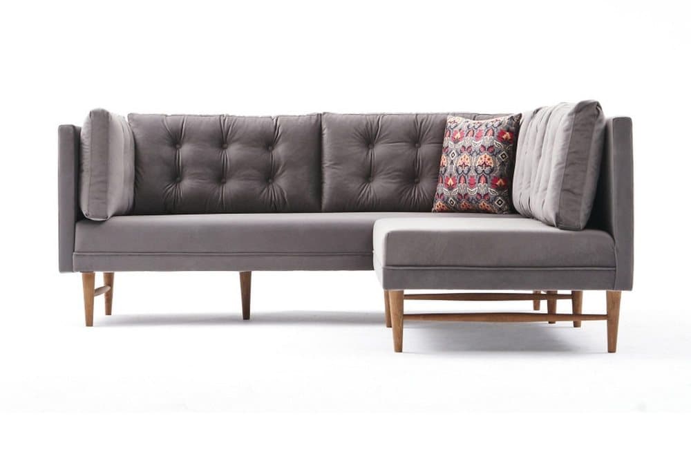 INDONESIA Soffa m. Divan 4-sits Grå