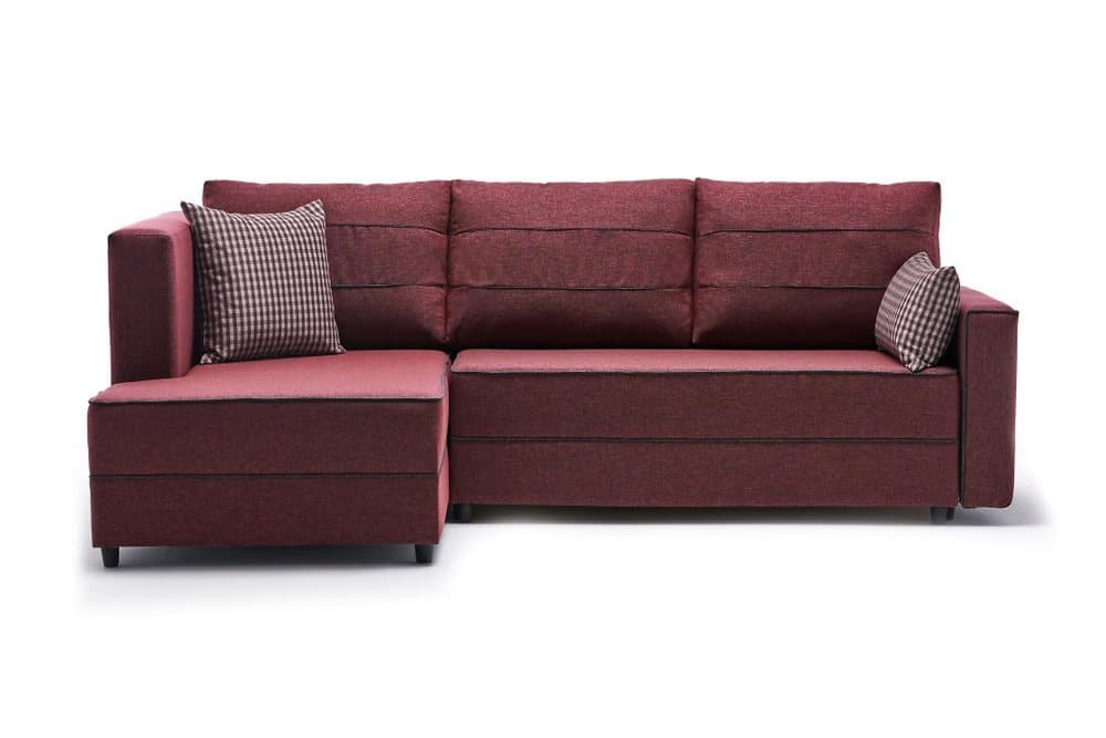 Snowdon Bäddsoffa m. Divan 4-sits 200x150 Röd