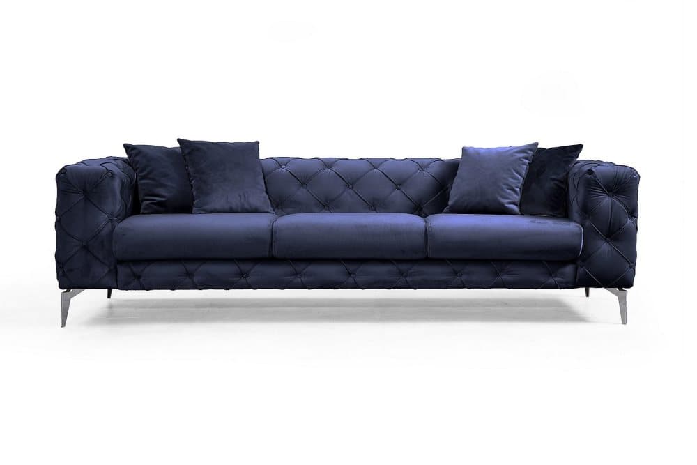 CAYADO Soffa 3-sits Marinblå