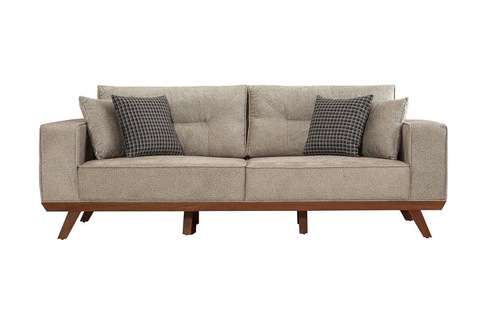 GEZIPARK Bäddsoffa 3-sits 180x100 Cream
