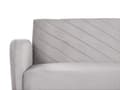 Miniatyrbillede 7 af 10: Sovesofa Grå Mørkt Træ Velour 3 pers Retro Glam Moderne Design Polyester Gummitræ Eukalyptustræ Fløjl Sofa 3-Personers Stue Indretning Møbel