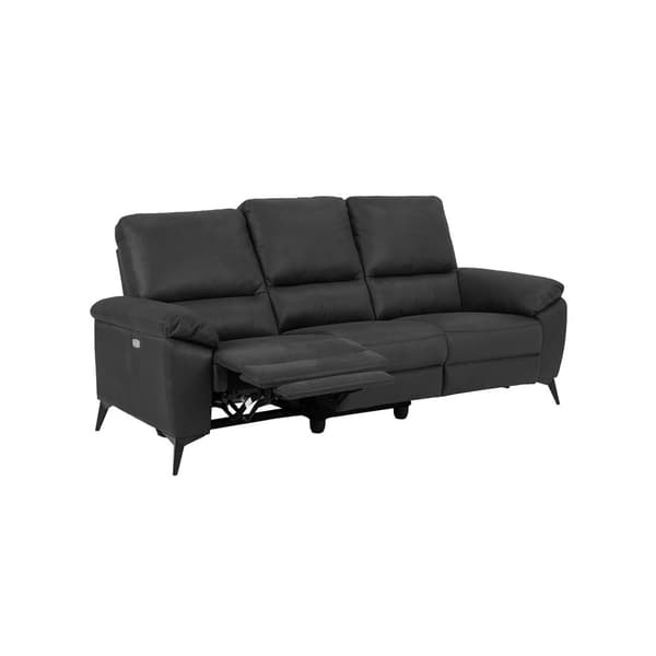 Rie sofa 3 personers recliner elektrisk, grå.