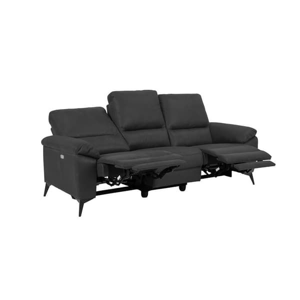 Rie sofa 3 personers recliner elektrisk, grå.