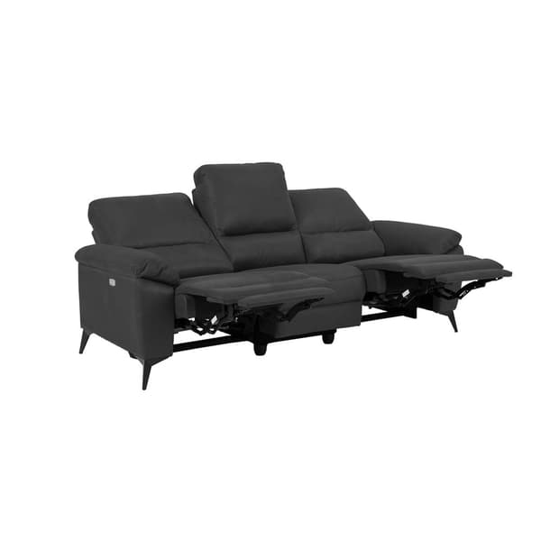 Rie sofa 3 personers recliner elektrisk, grå.