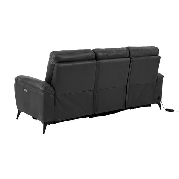 Rie sofa 3 personers recliner elektrisk, grå.