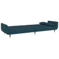 Miniatyrbillede 6 af 11: vidaXL 2-personers sovesofa med 2 puder fløjl blå