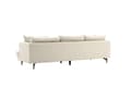 Miniatyrbild 3 av 7: Sofia soffa 3-sits sammet beige.