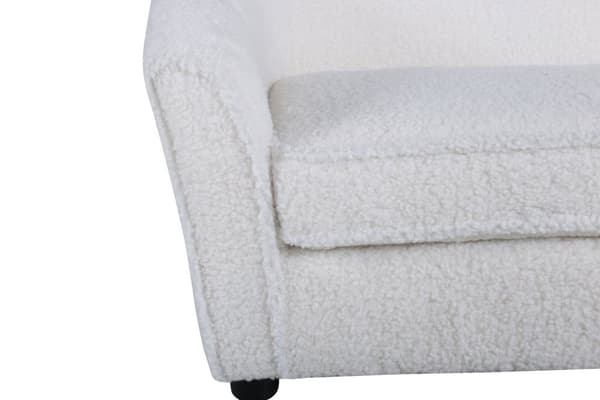 Teddy soffa 2-sits till barn vit.