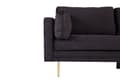 Miniatyrbild 5 av 7: Boom soffa 3-sits velour svart.