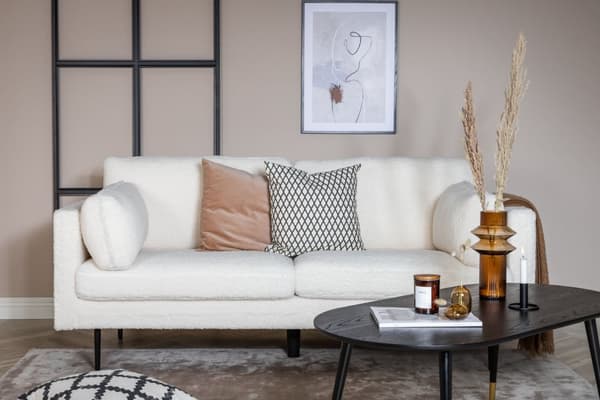 Boom soffa 3-sits vit.