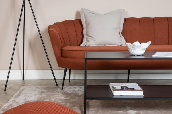 Calais sofa 3 personers rød.