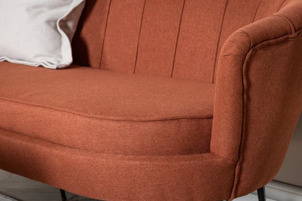 Calais sofa 3 personers rød.