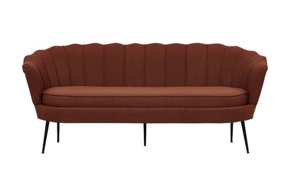 Calais sofa 3 personers rød.