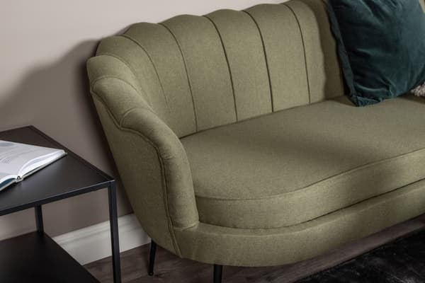 Calais sofa 3 personers grøn.