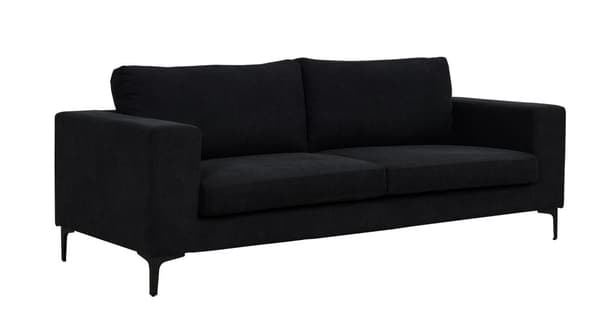 Bolero soffa 3-sits svart.