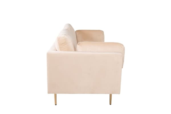 Boom sofa 3 seter velour beige.