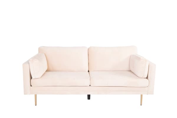 Boom sofa 3 seter velour beige.
