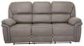 Miniatyrbilde 2 av 6: Saranda sofa 3 seter recliner PU kunstskinn grå.