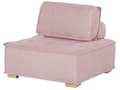 Miniatyrbild 10 av 11: 4-sits Hörnsoffa Rosa Polyesterklädsel Modulsoffa L-formad Skandinavisk Modern