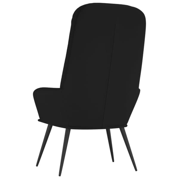 vidaXL Vilstol svart sammet