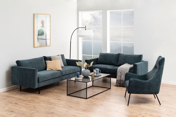 Paia sofa 3-sits mörkblå.