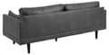 Miniatyrbillede 4 af 9: Sunderland sofa 3 personers antracit.