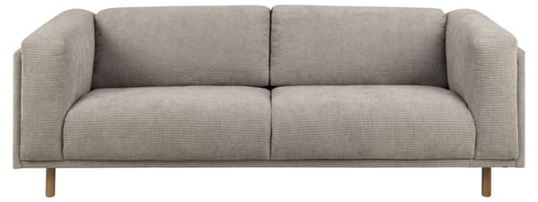 Maywood sofa 3 personers lysegrå.