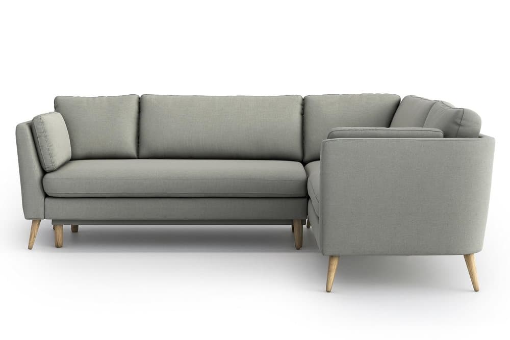 BOBBIE Bäddsoffa med Divan Ljusgrå