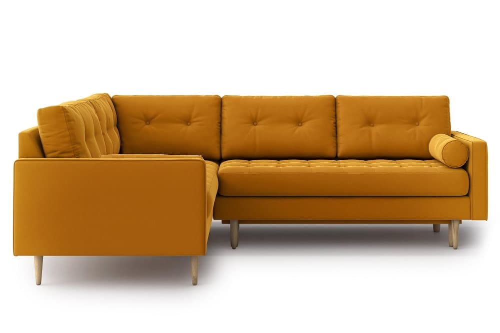 SHILOH Bäddsoffa med Divan Gul