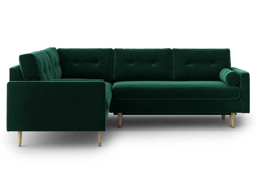 SHILOH Bäddsoffa med Divan Grön