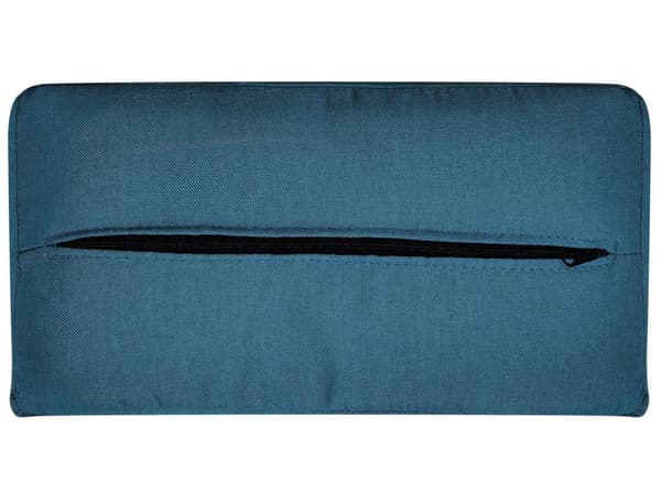 Blå sovesofa polstret moderne