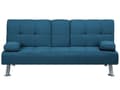 Miniatyrbilde 1 av 11: Blå sovesofa polstret moderne