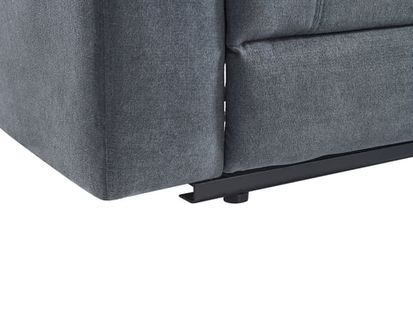 Sofa med Elektrisk Hvilestol Grå Hjørnesofa Stoff 5-seter Koppholder USB-port
